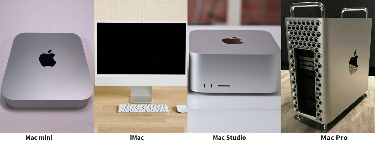 Macのデスクトップ一覧