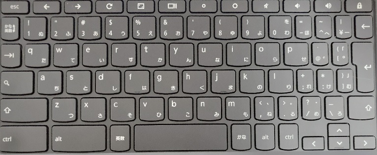Chromebookのキーボード配列