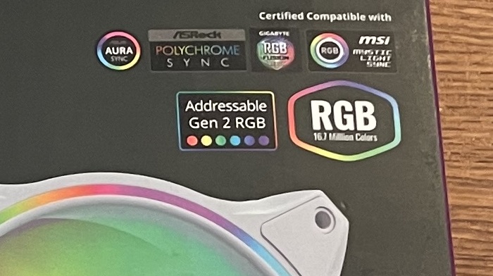 RGB対応ソフトのパッケージ
